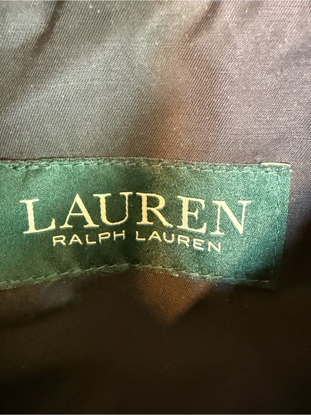 Lauren Ralph Lauren Men’s Black Double Breasted Raincoat Trench Coat 42L Preppy - Picture 3 of 15